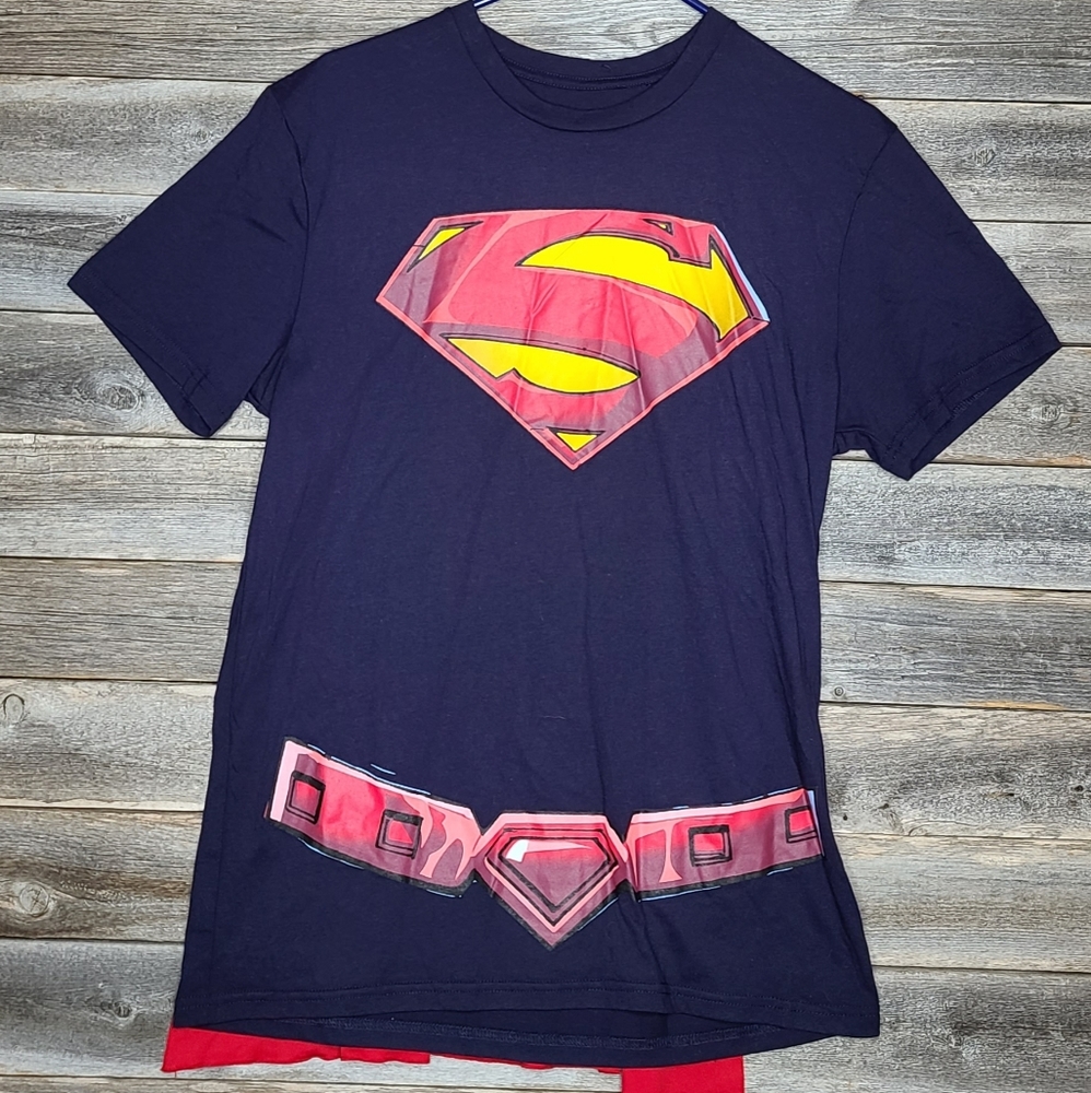 Superman Men's Shirts With Cape